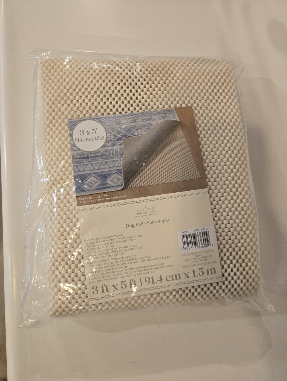 NWT Ashland Rug Pad